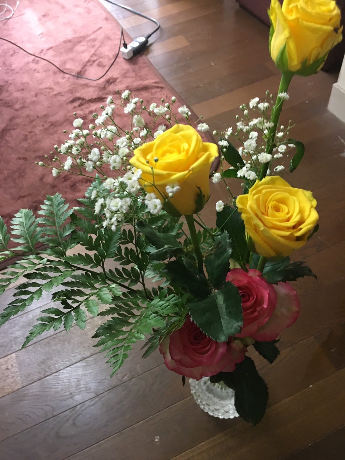 ピュアフラワーのお花と花瓶